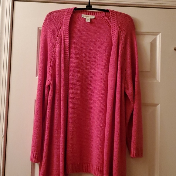Coldwater Creek Sweaters - Coldwater Creek Pink Cardigan XL